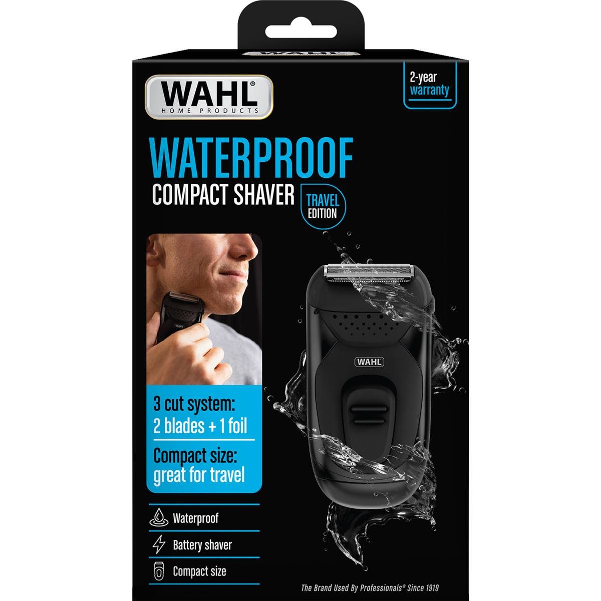 Wahl Waterproof Compact Shaver Each Woolworths