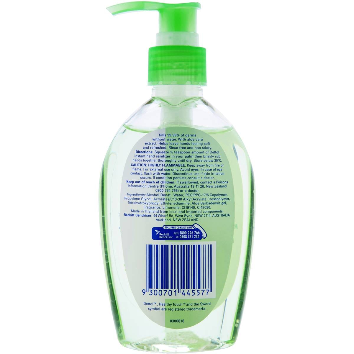 Dettol Liquid Antibacterial Instant Hand Sanitiser Refresh 200ml