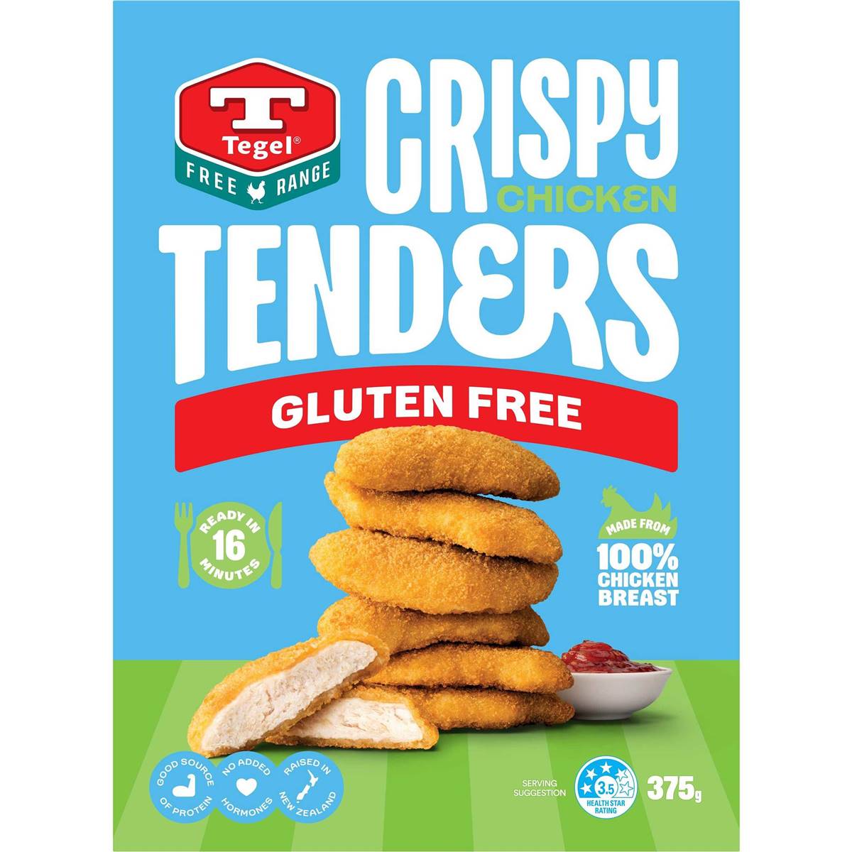 Tegel Gluten Free Crispy Chicken Tenders 375g Woolworths