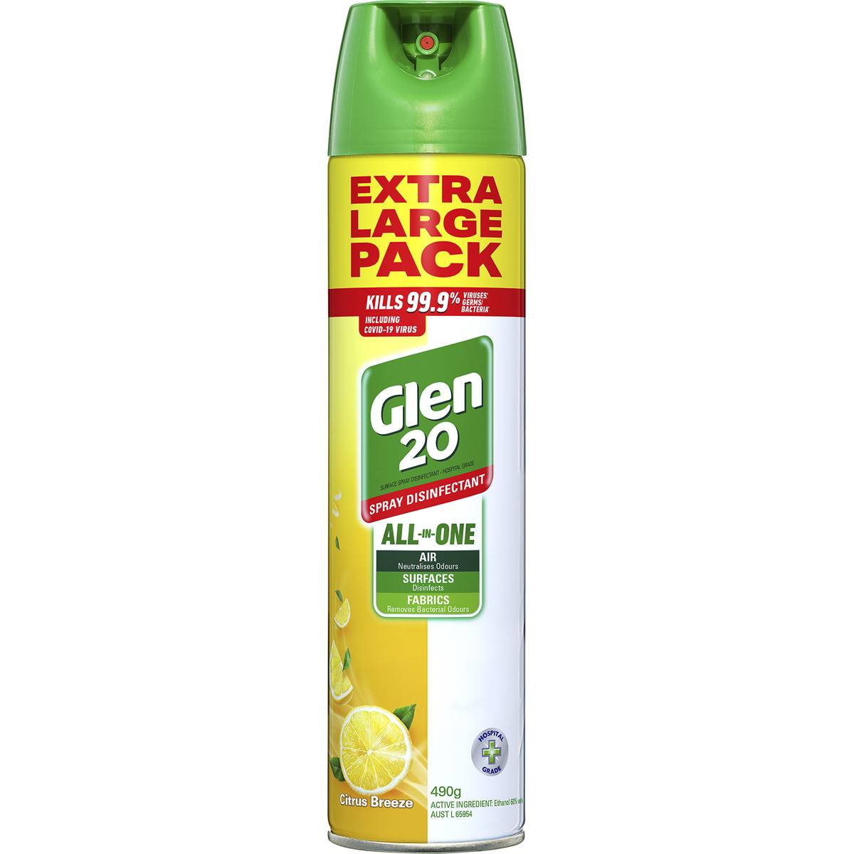 Glen 20 All-in-one Citrus Breeze Disinfectant Spray 490g | Woolworths