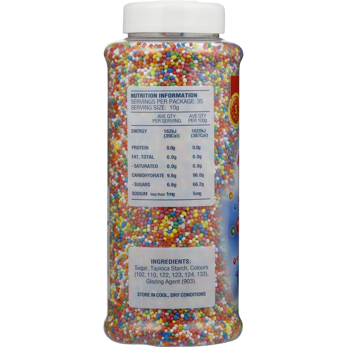 Dollar Sweets Sprinkles Magic 100s & 1000s 350g Woolworths