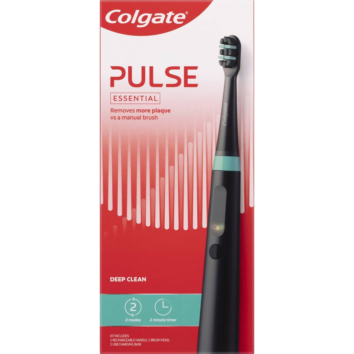 Colgate Pulse Essential Deep Clean Electric Toothbrush Each Woolworths
