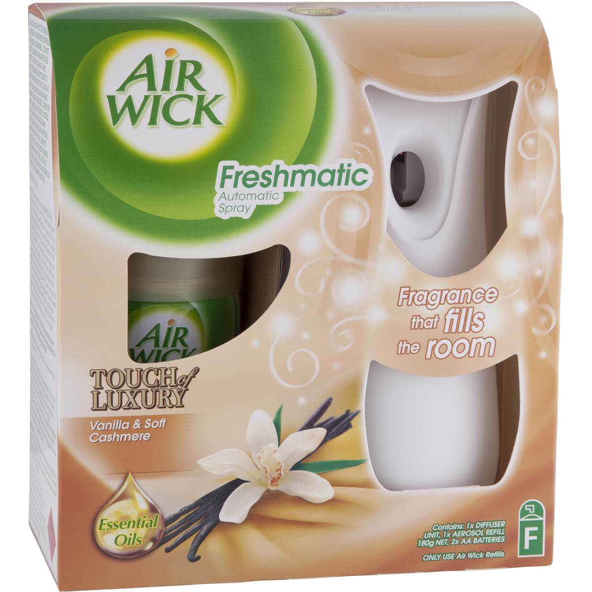 Air Wick Freshmatic Automatic Spray Air Freshener Vanilla 180g Woolworths