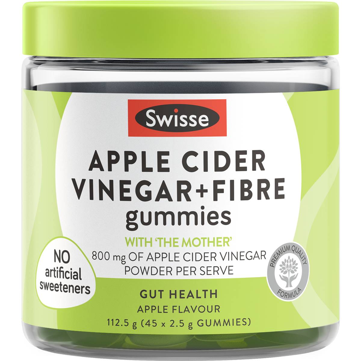 Swisse Apple Cider Vinegar And Fibre Gummies 45 Pack Woolworths 2624