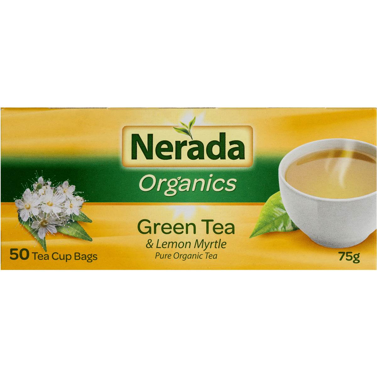 Nerada Organic Green Lemon Myrtle Tea Bags Pack Woolworths