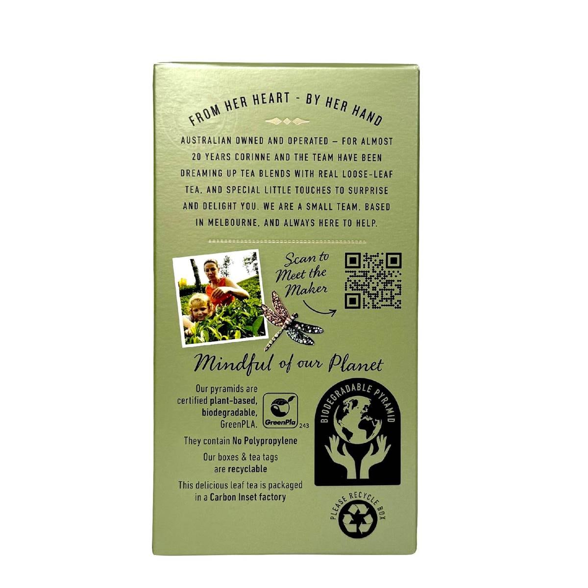 Madame Flavour Green Jasmine & Pear Tea Pods 18 Pack Woolworths