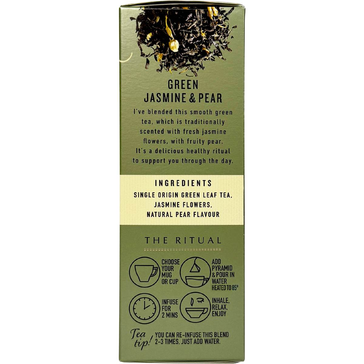 Madame Flavour Green Jasmine & Pear Tea Pods 18 Pack Woolworths