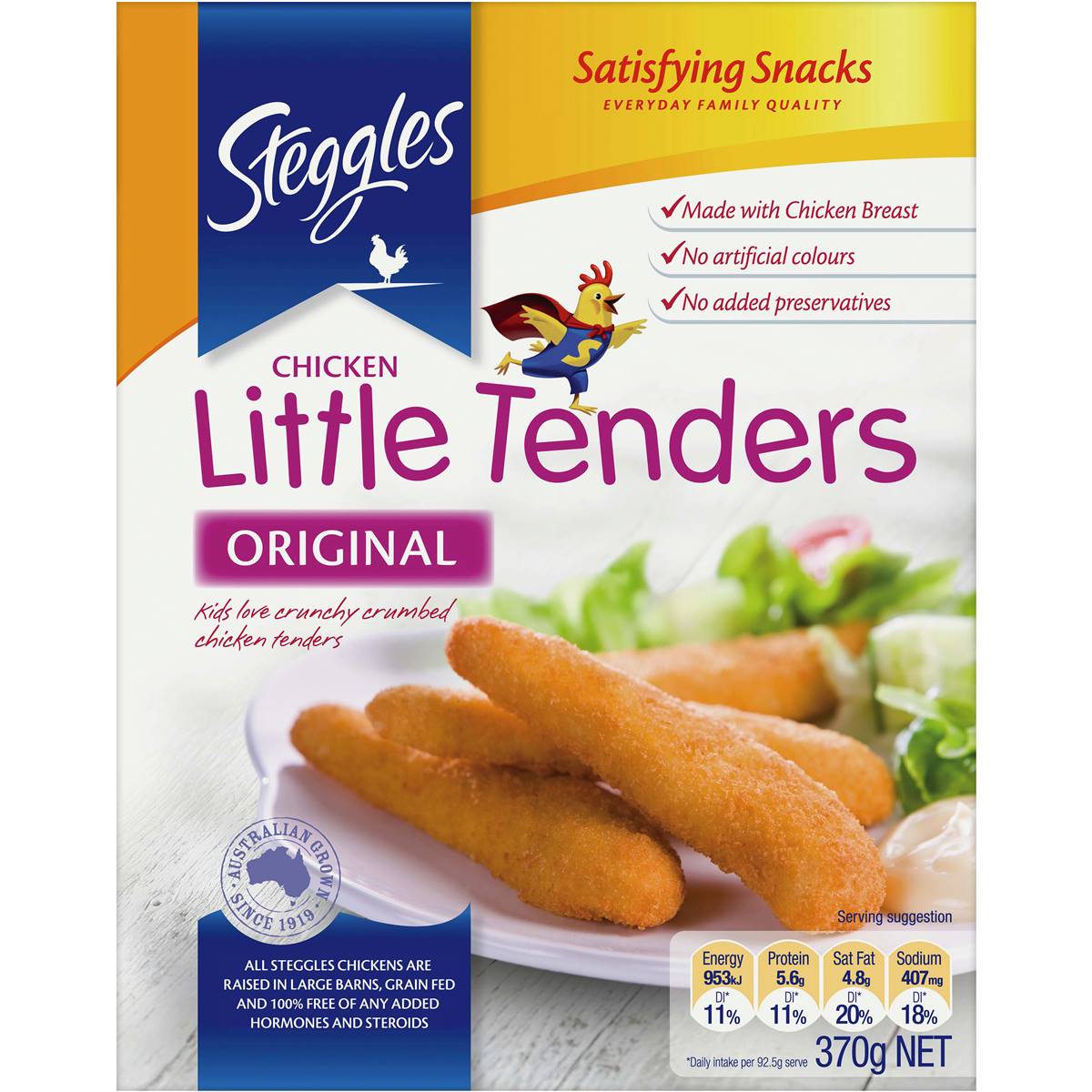 Steggles Chicken Pieces Little Tenders 370g Woolworths