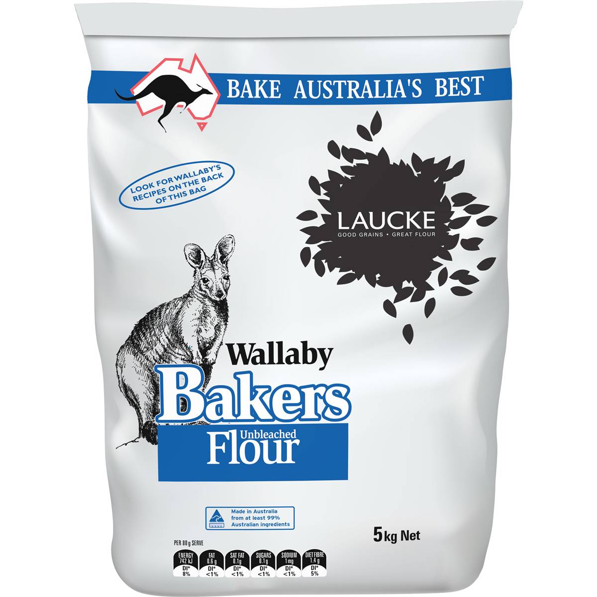 Wallaby Bakers Flour 5kg Woolworths