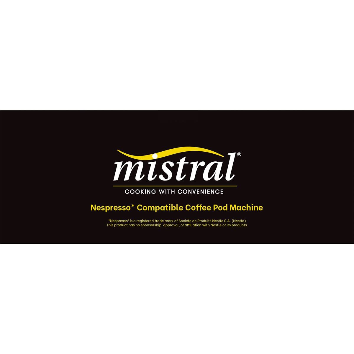 Mistral Nespresso Compatible Coffee Pod Machine Each Woolworths