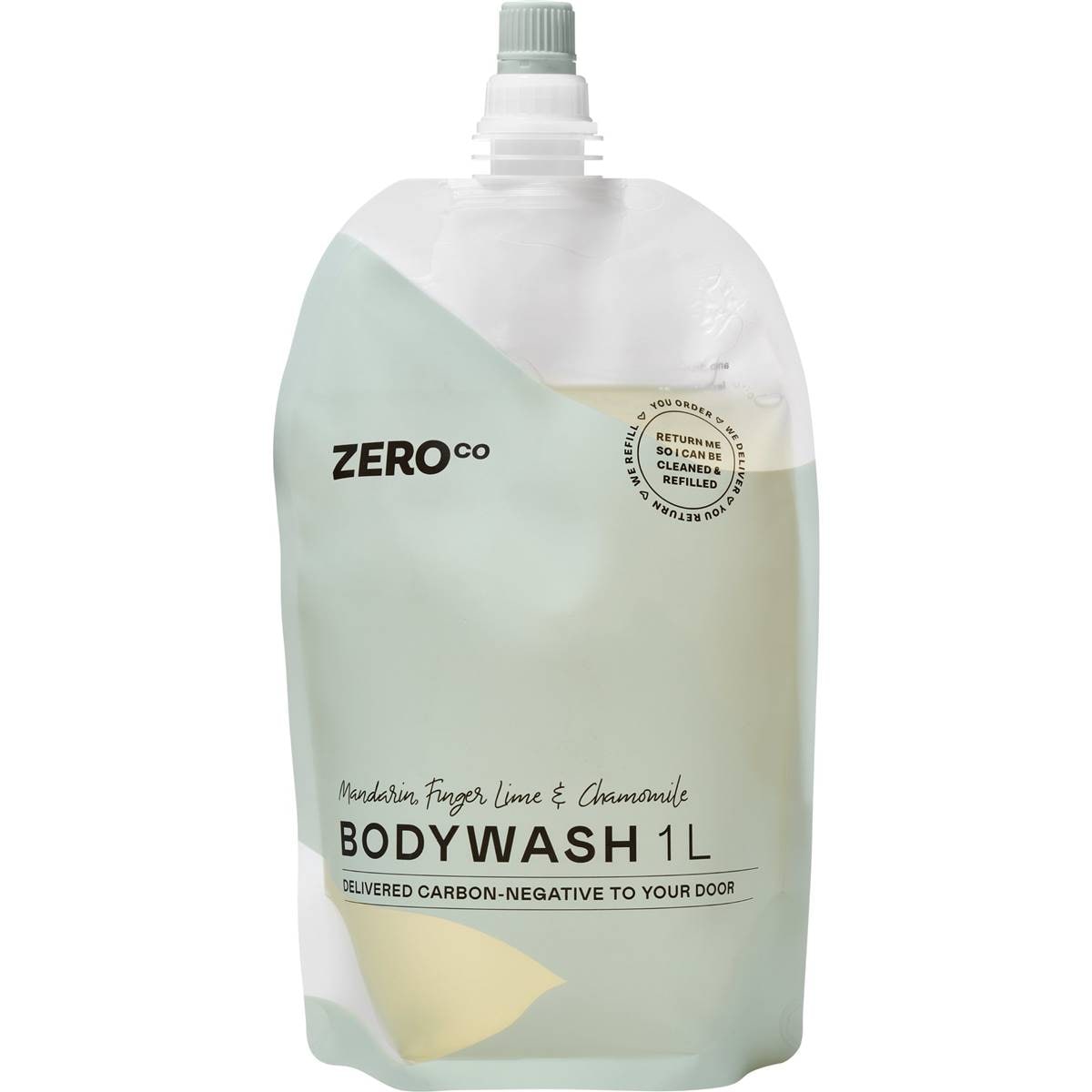 Zero Co Bodywash Refill Mandarin 1l Woolworths
