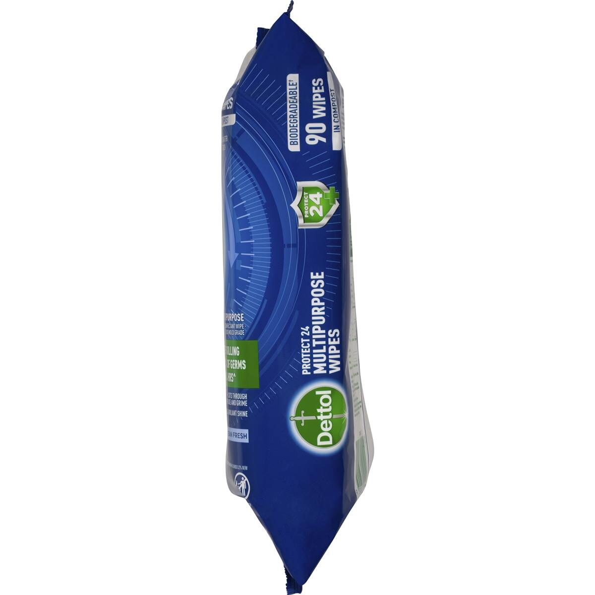 Dettol Protect 24 Hour Multipurpose Cleaning Wipes Fresh 90 Pack