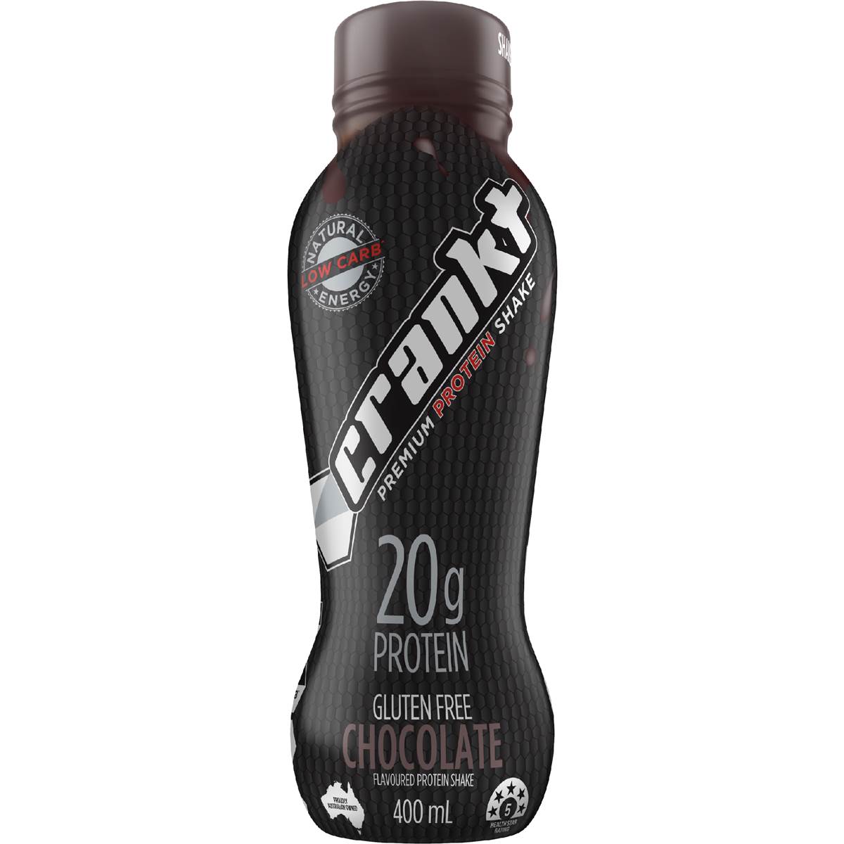 Crankt Premium Protein Shake Chocolate 400ml | Woolworths