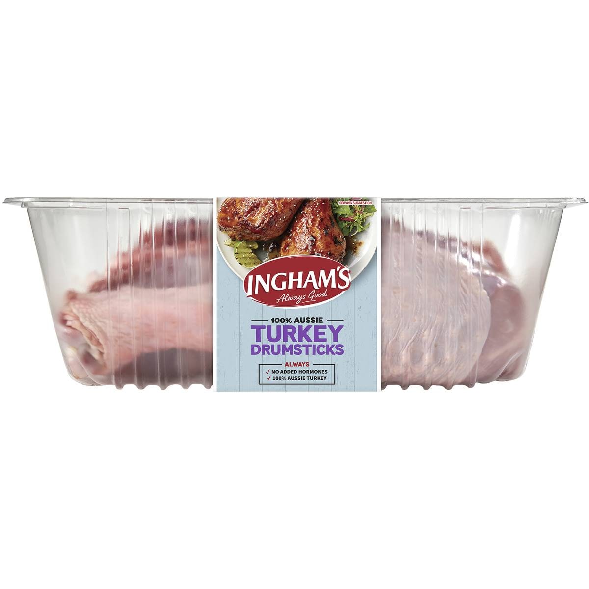 Ingham's Turkey Drumsticks 1.3kg 1.9kg Woolworths