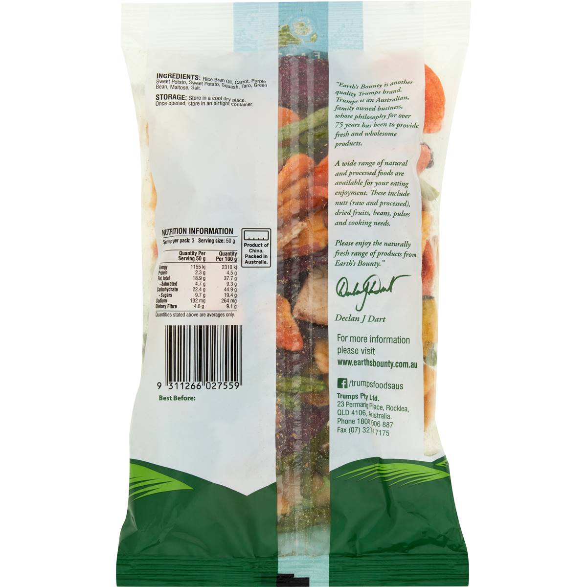 Earth's Bounty Vegetable Crisps 150g Woolworths
