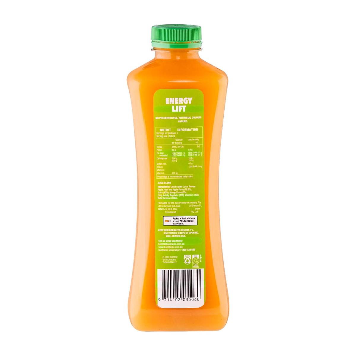 Boost Energy Lift 1l Woolworths