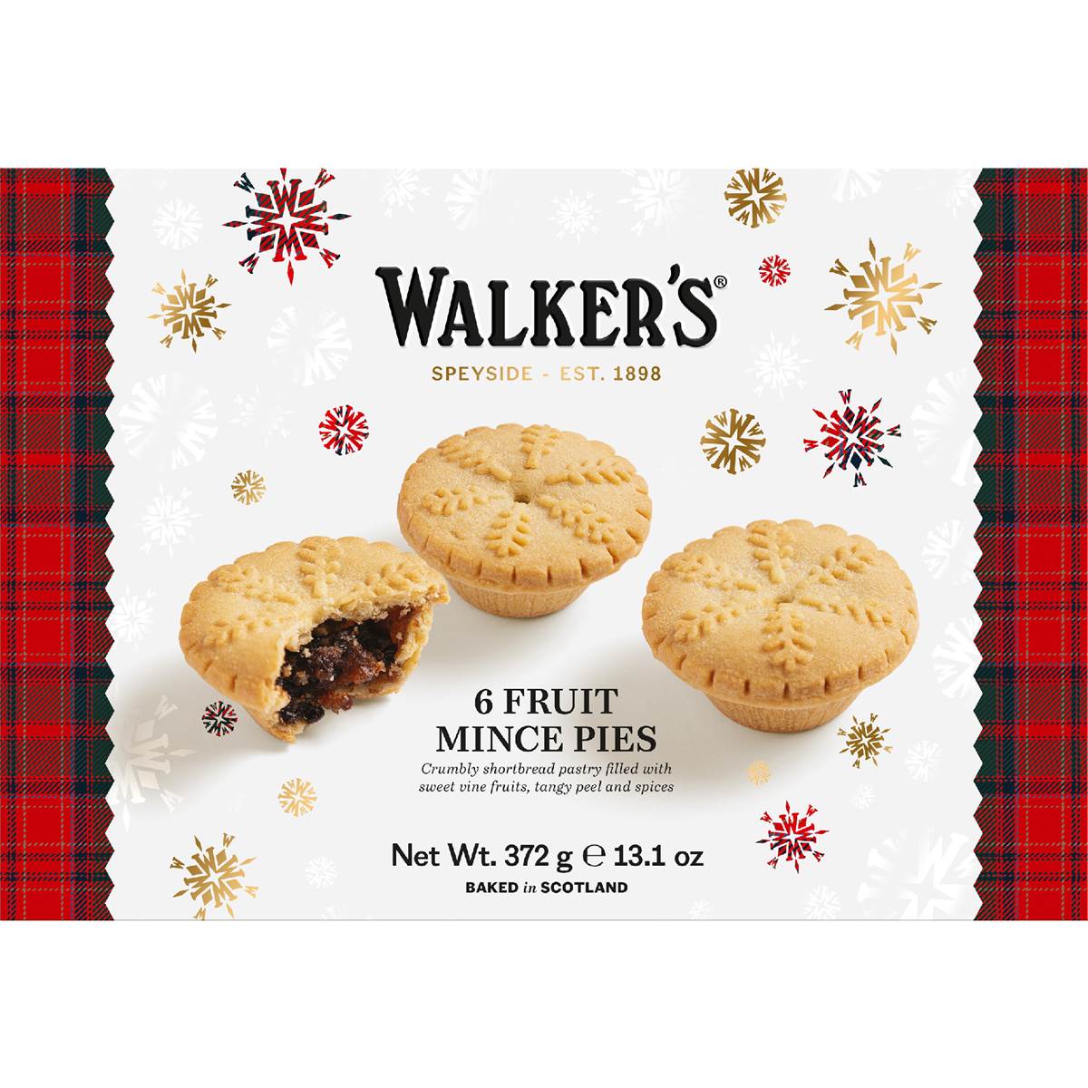 Walkers Luxury Fruit Mince Pies 6 Pack Woolworths