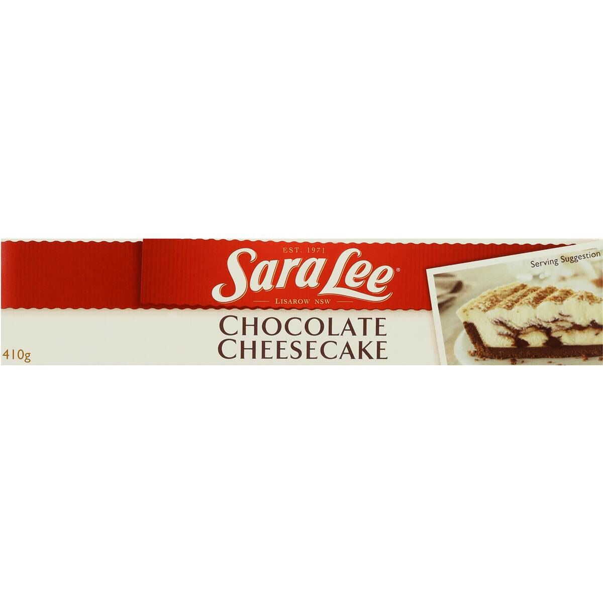 Sara Lee Chocolate Cheesecake 410g Woolworths