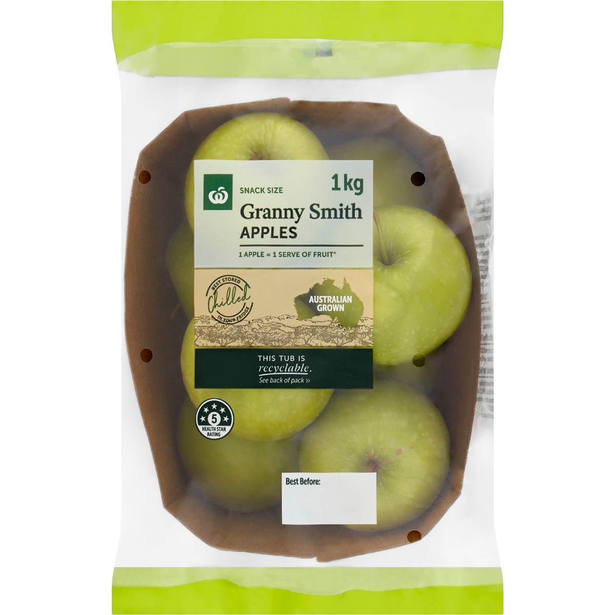 Woolworths Fresh Granny Smith Apples is halal, vegan, vegetarian,  gluten-free, kosher