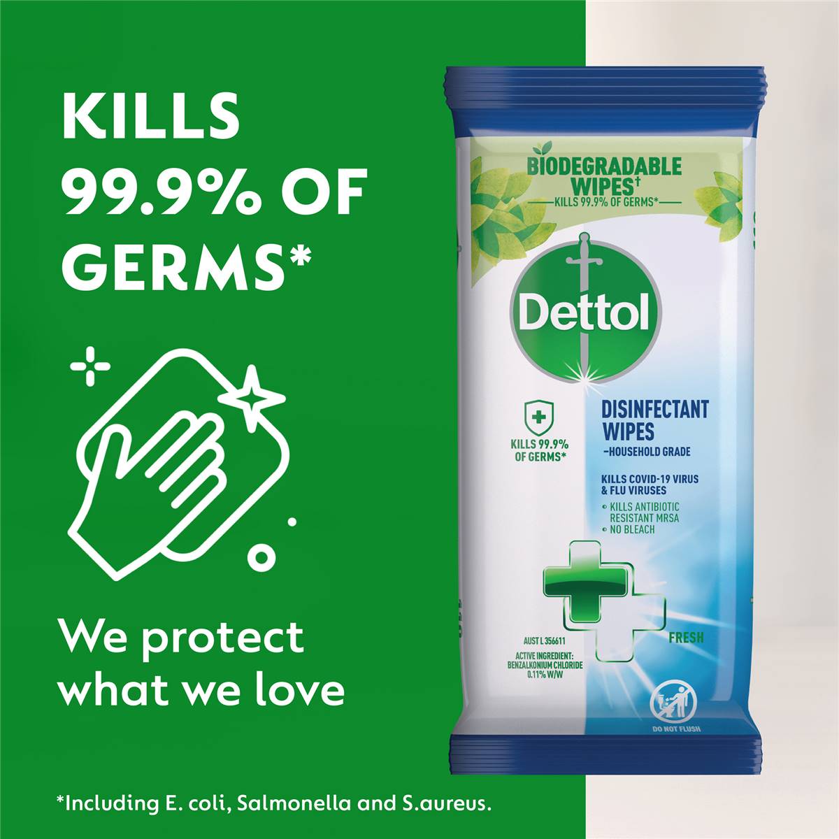 Dettol Multipurpose Disinfectant Cleaning Wipes Fresh Pack Woolworths