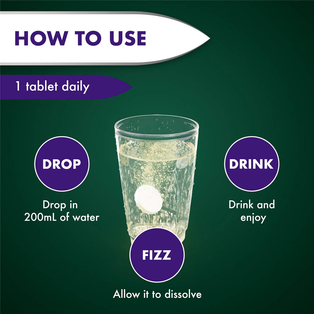 Nature's Own Magnesium+ Sleep Effervescent With Passionflower 60 Pack