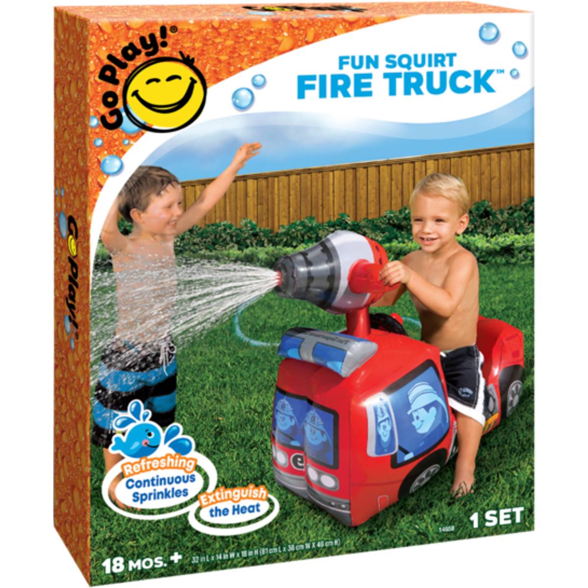 Go Play Fun Squirt Fire Truck Each Woolworths 7308