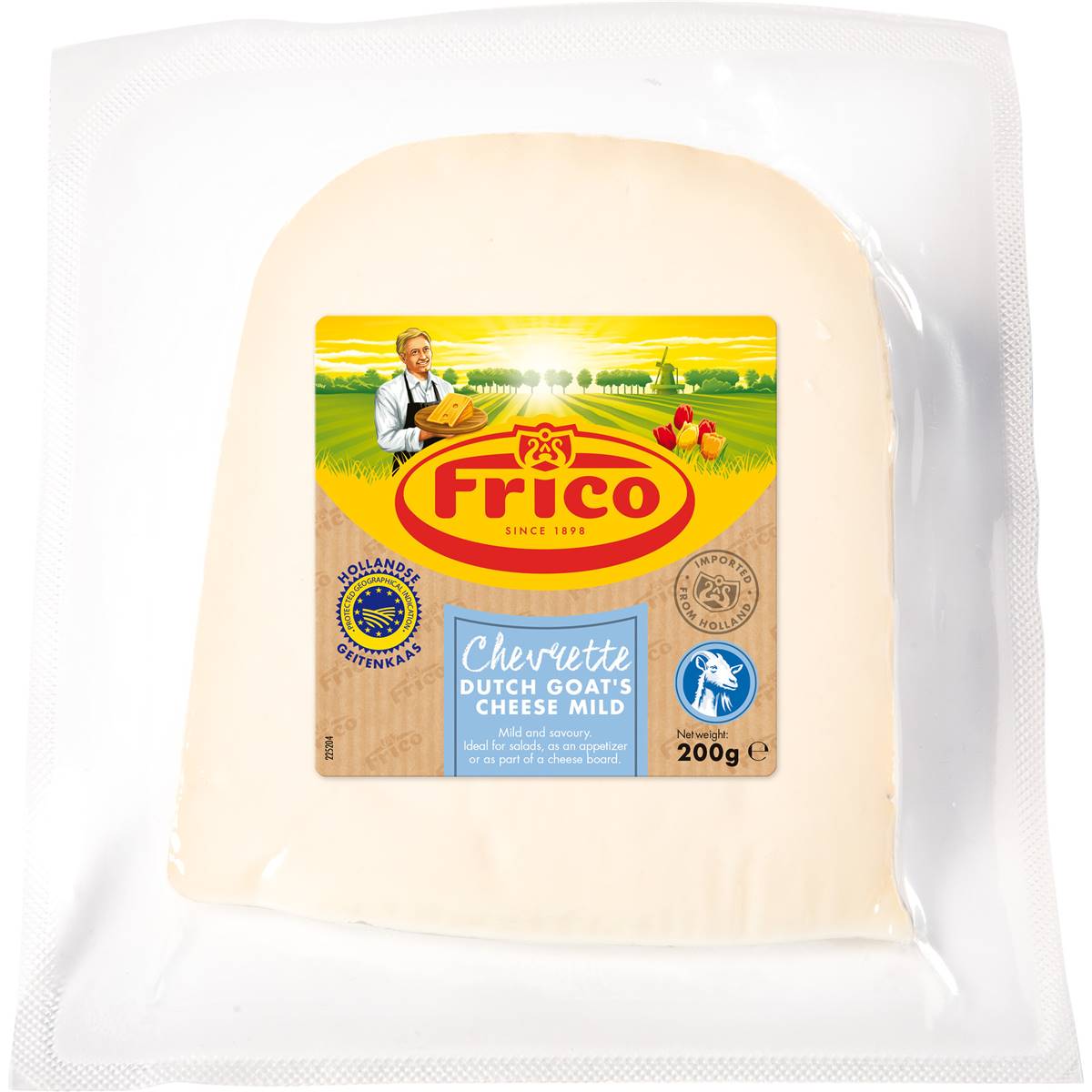 Frico Dutch Goat's Cheese Mild Cheese Wedge 200g Woolworths