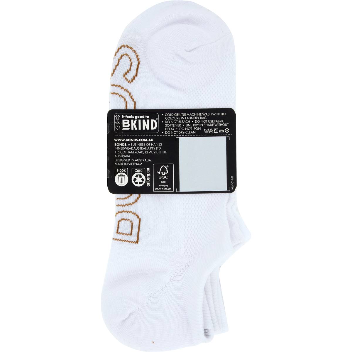 Bonds Lightweight No Show Socks Size 11-14 Assorted 4 Pack | Woolworths
