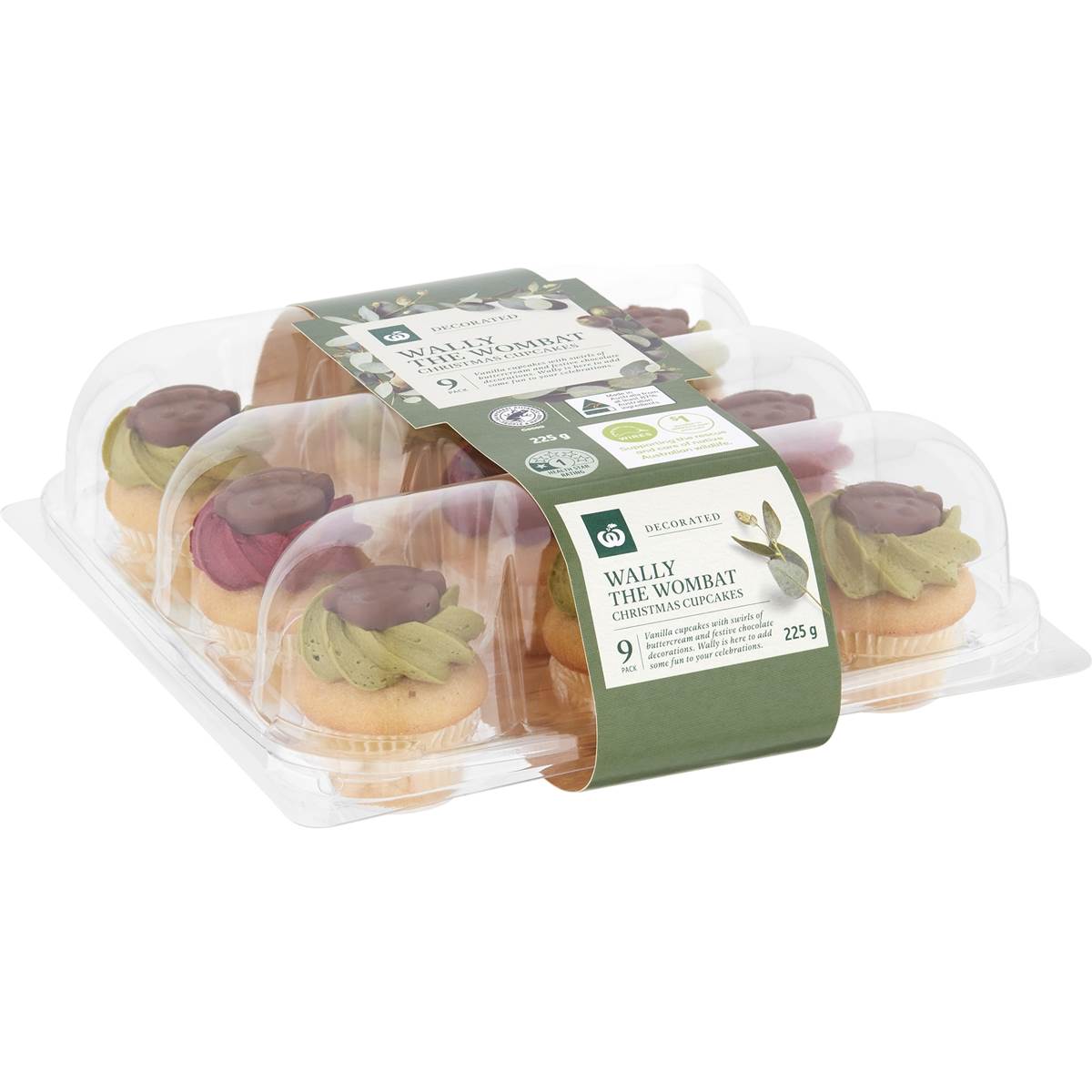 Woolworths Christmas Cupcakes 9 Pack Woolworths