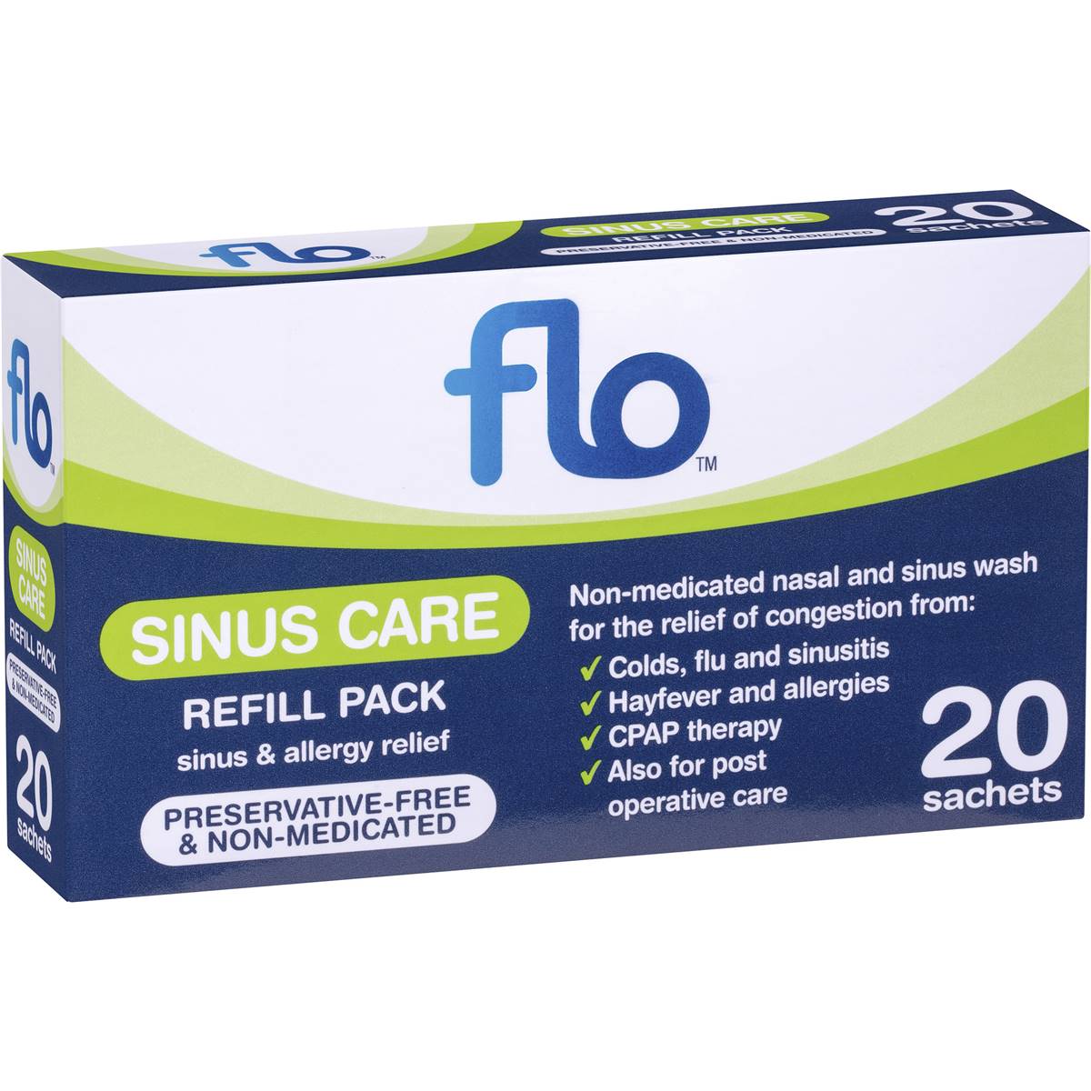 Flo Sinus Care Refill Sachets 20 Pack | Woolworths