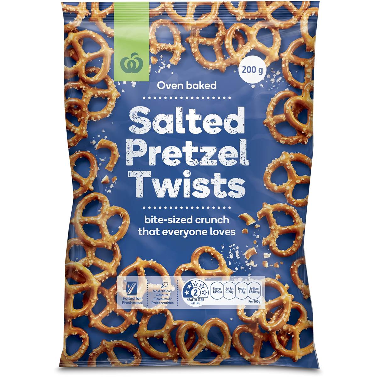 Woolworths Salted Pretzels Twists
