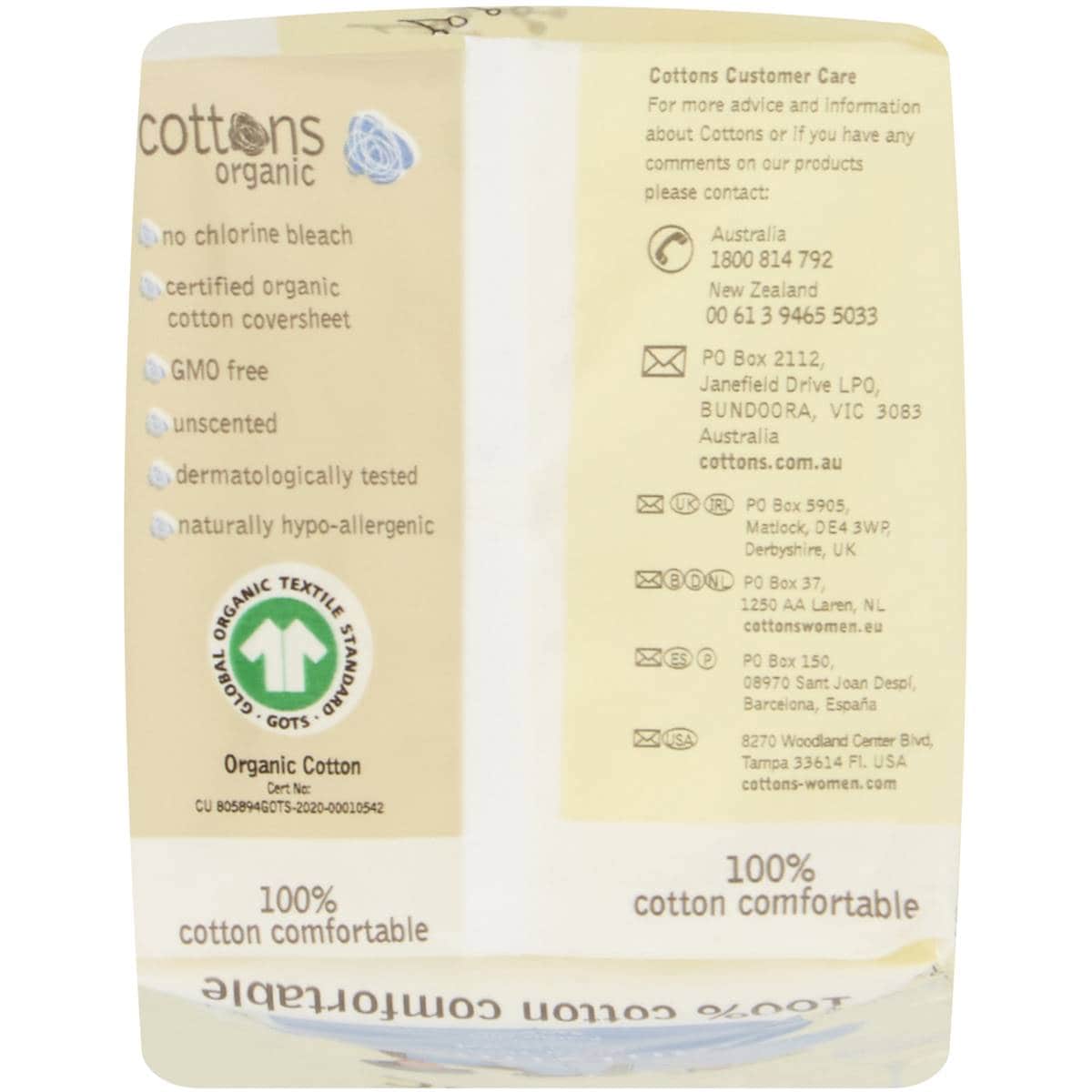 Cottons Panty Liners Ultra Thin 24 Pack Woolworths