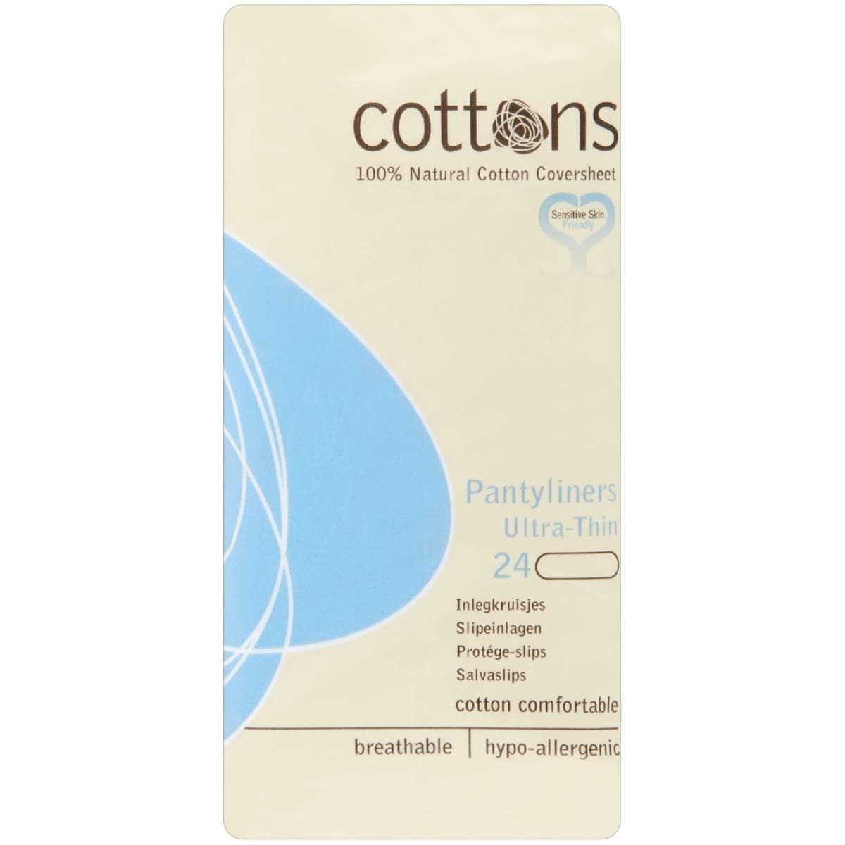 Cottons Panty Liners Ultra Thin 24 Pack Woolworths