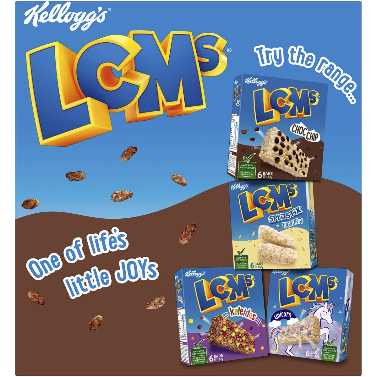 Kellogg's Lcms Choco Split Stix Cereal Bars 6 Pack Woolworths