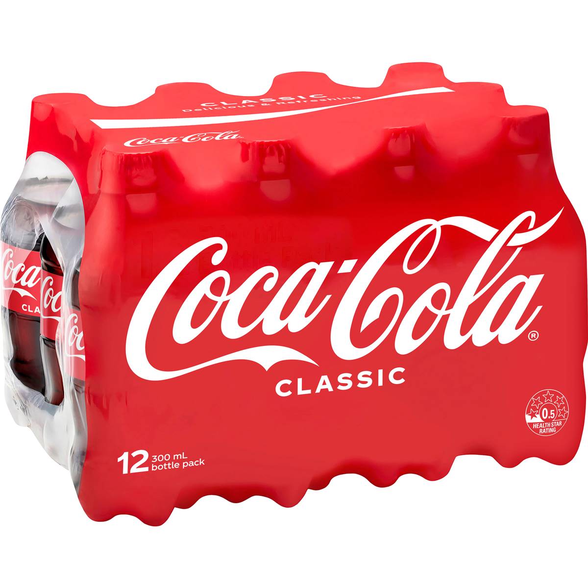 Coca - Cola Classic Soft Drink Mini Bottles 300ml X 12 Pack