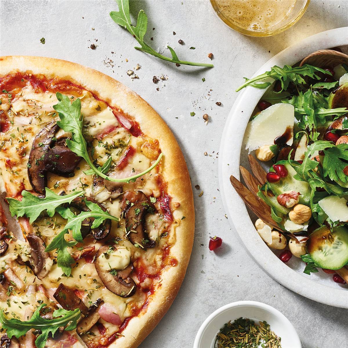 Mccain Rustica Sourdough Roasted Cremini Mushrooms Pizza 445g Woolworths