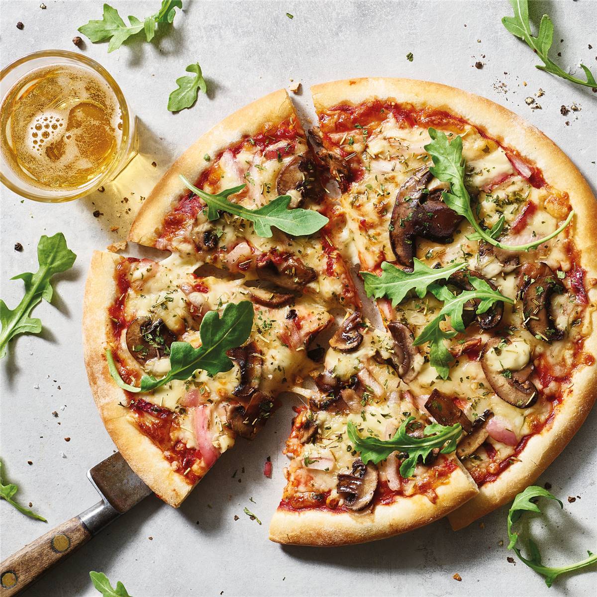 Mccain Rustica Sourdough Roasted Cremini Mushrooms Pizza 445g Woolworths