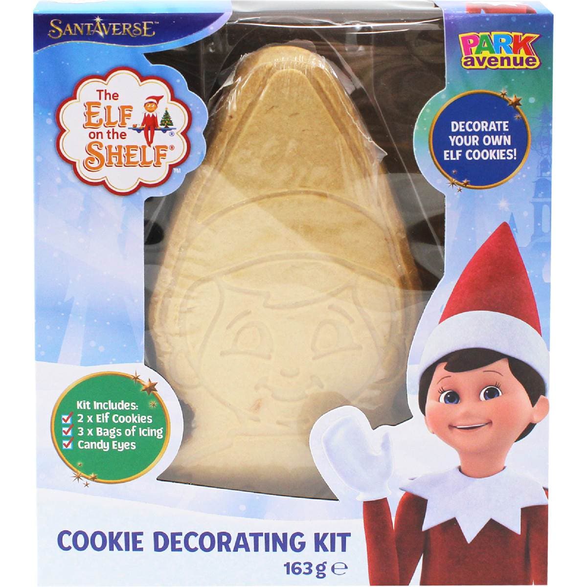 Elf On The Shelf Cookie Decorating Kit 163g Woolworths