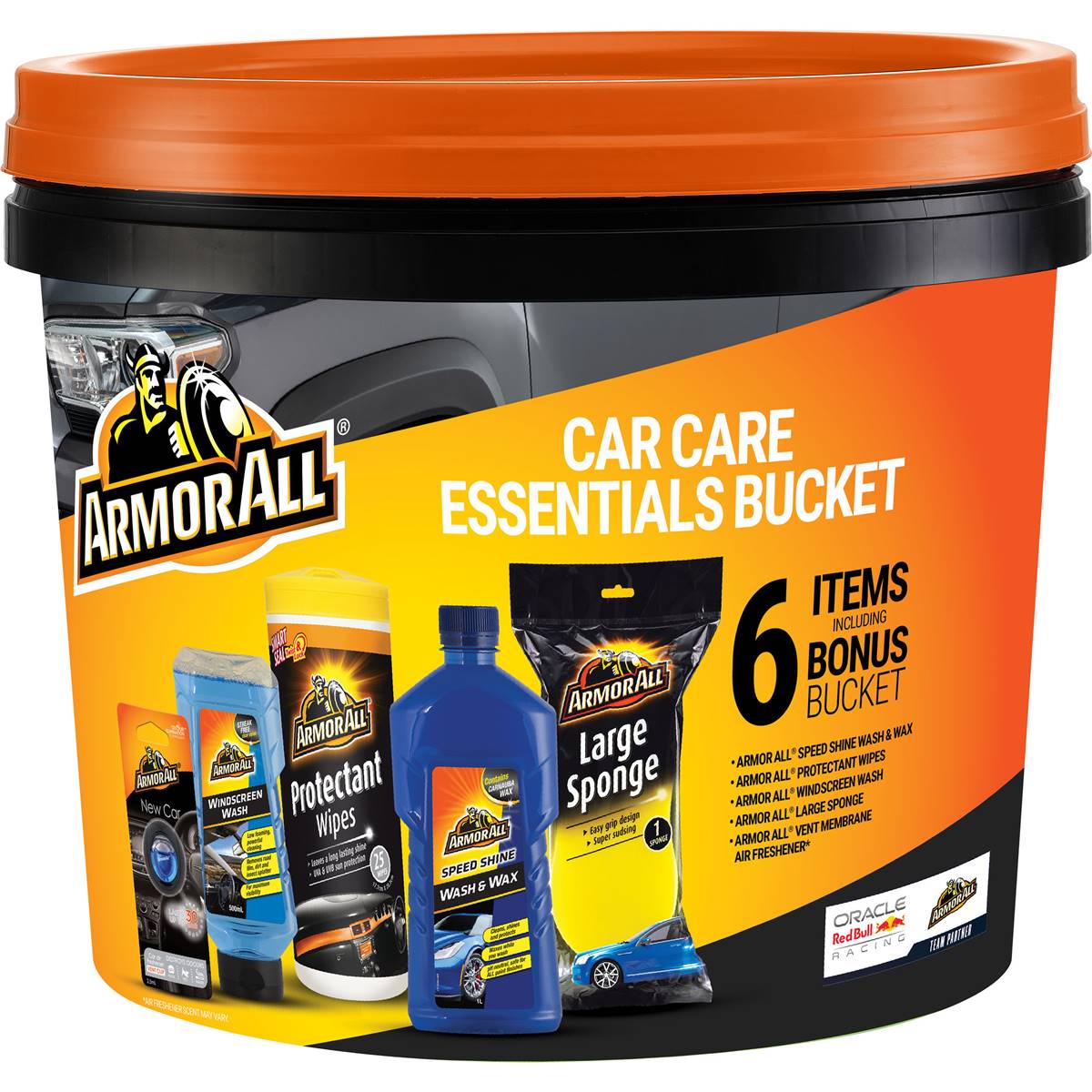 Armor All All Car Care Essentials Bucket Each Woolworths
