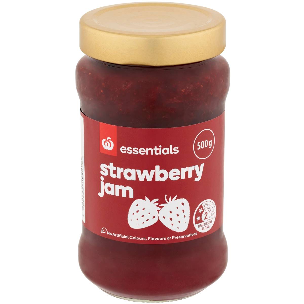 Essentials Strawberry Jam 500g Woolworths essentials-strawberry-jam-500g-woolworths
