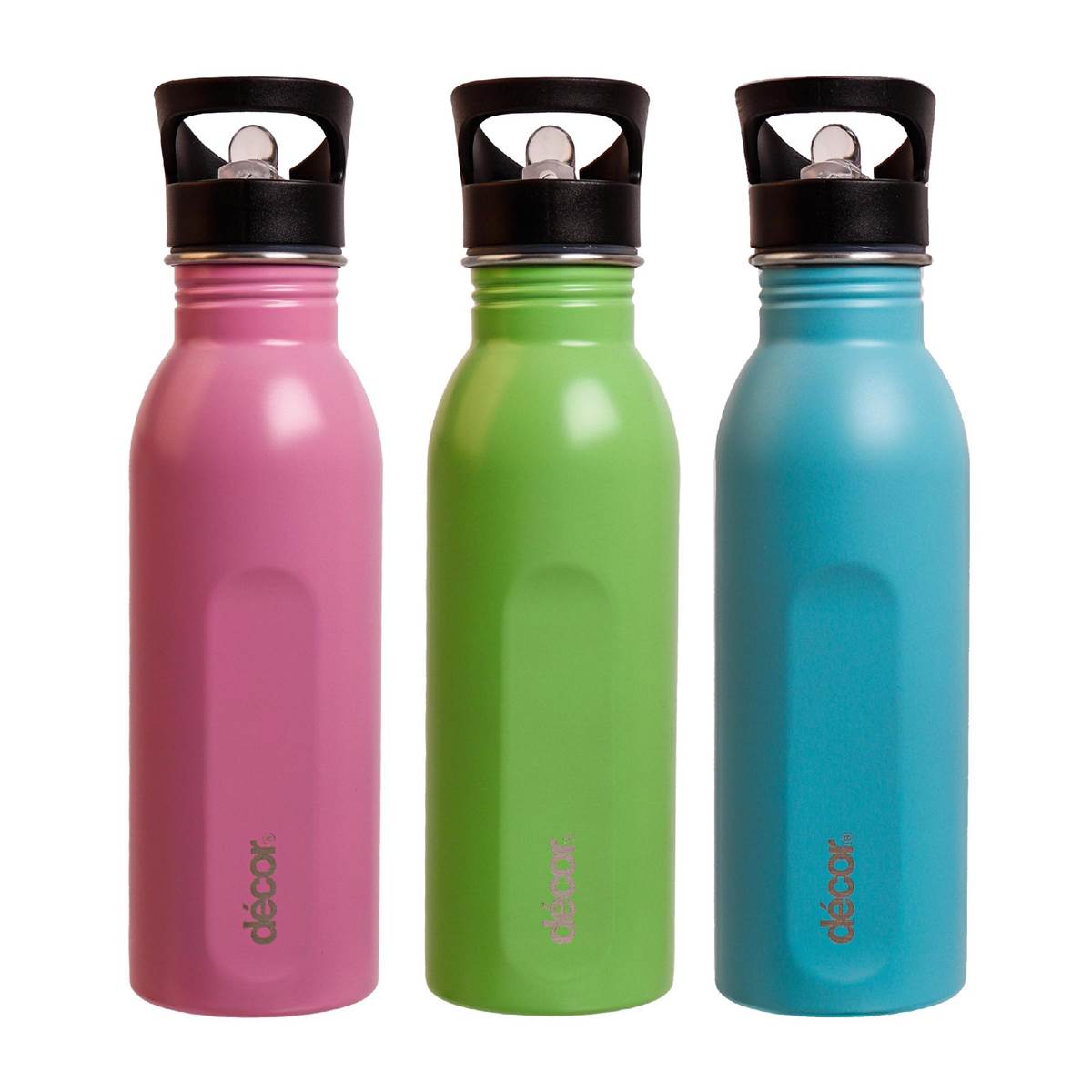 Decor Snap N Seal Stainless Steel Drink Bottle Assorted Each Woolworths