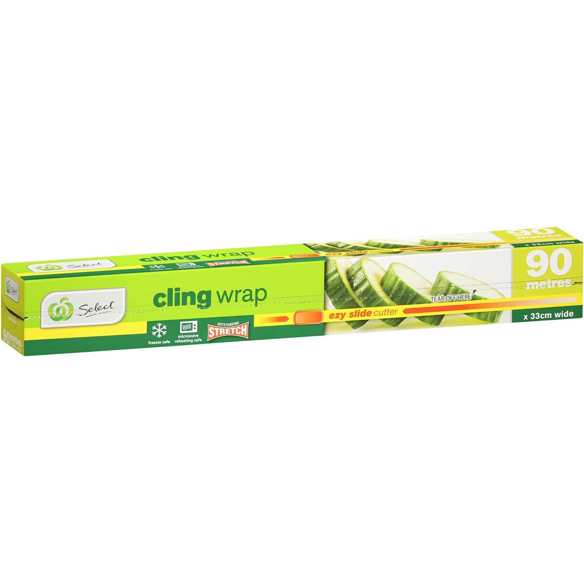 Woolworths Select Cling Wrap 33cmx90m Woolworths