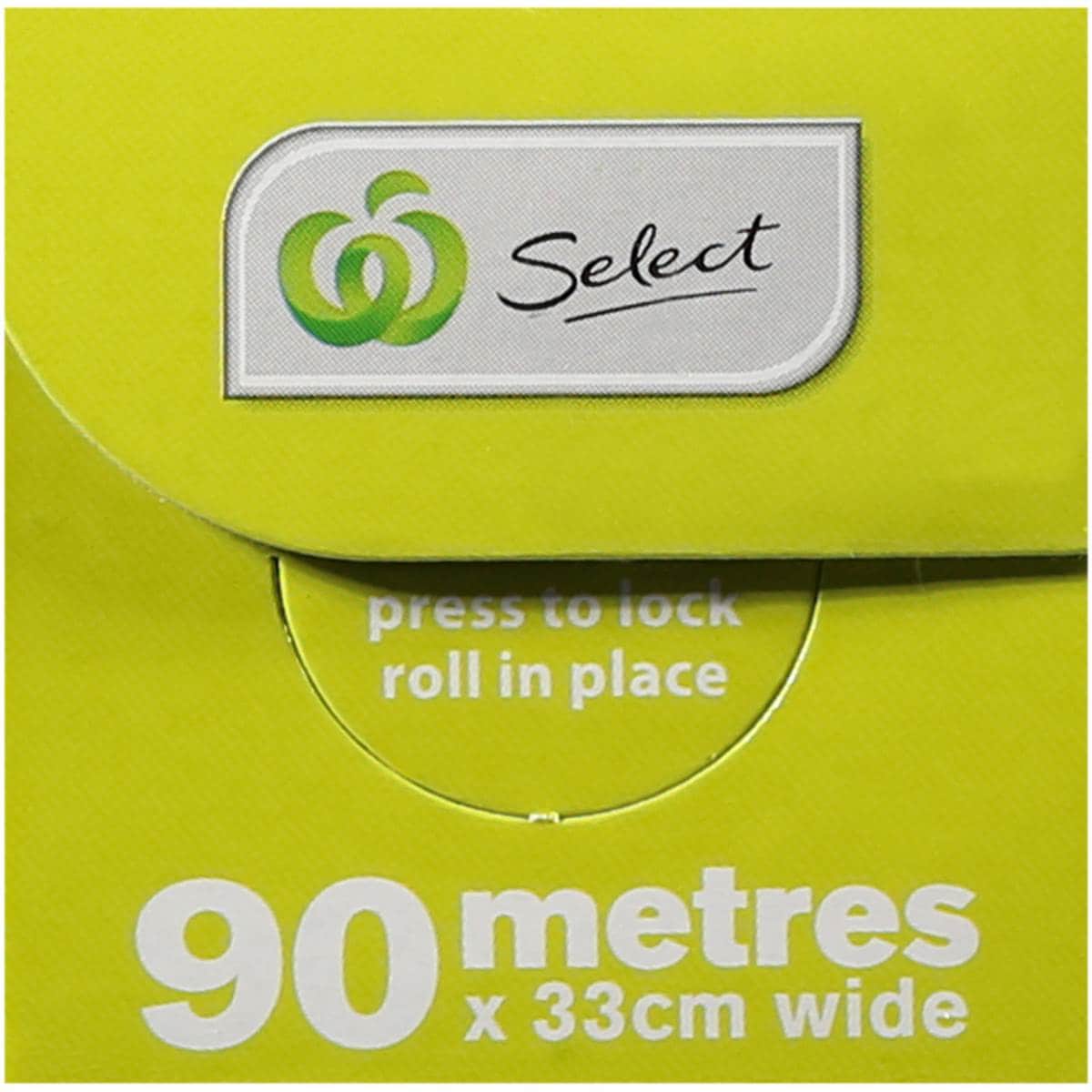 Woolworths Select Cling Wrap 33cmx90m Woolworths