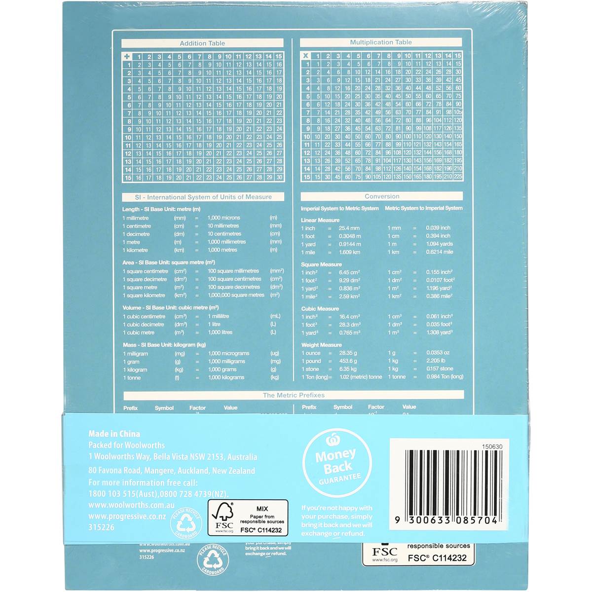 Woolworths Notebook 64 Pages 3 Pack Woolworths