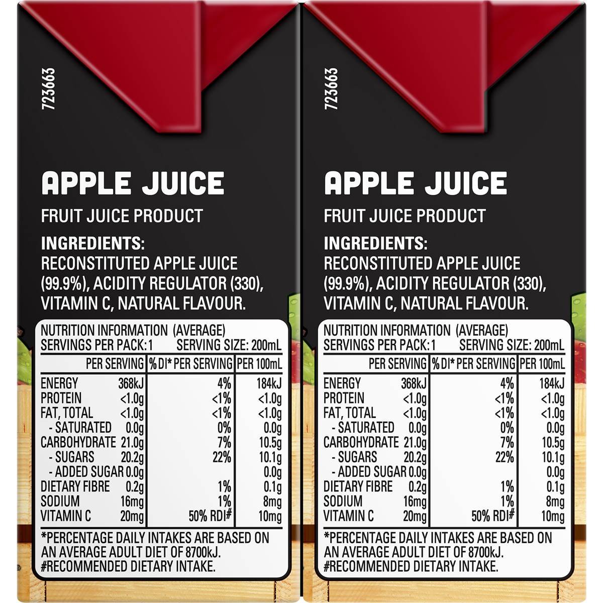 Just Juice Apple Juice 6x200ml Woolworths