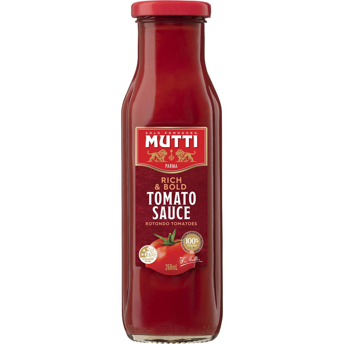 Mutti Classic Rich & Bold Tomato Sauce 268ml | Woolworths