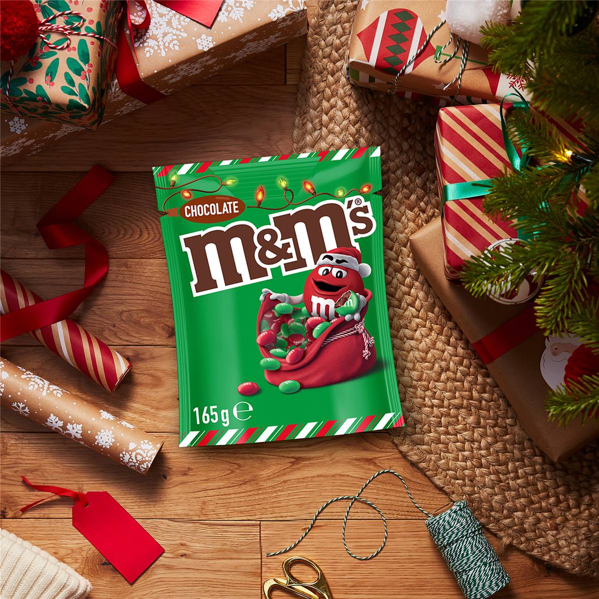 M&m's Red & Green Christmas Milk Chocolate 165g | Woolworths