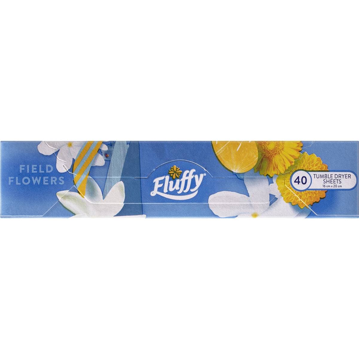 Fluffy Fabric Softener Dryer Sheets F/flowers 40 Pack Woolworths