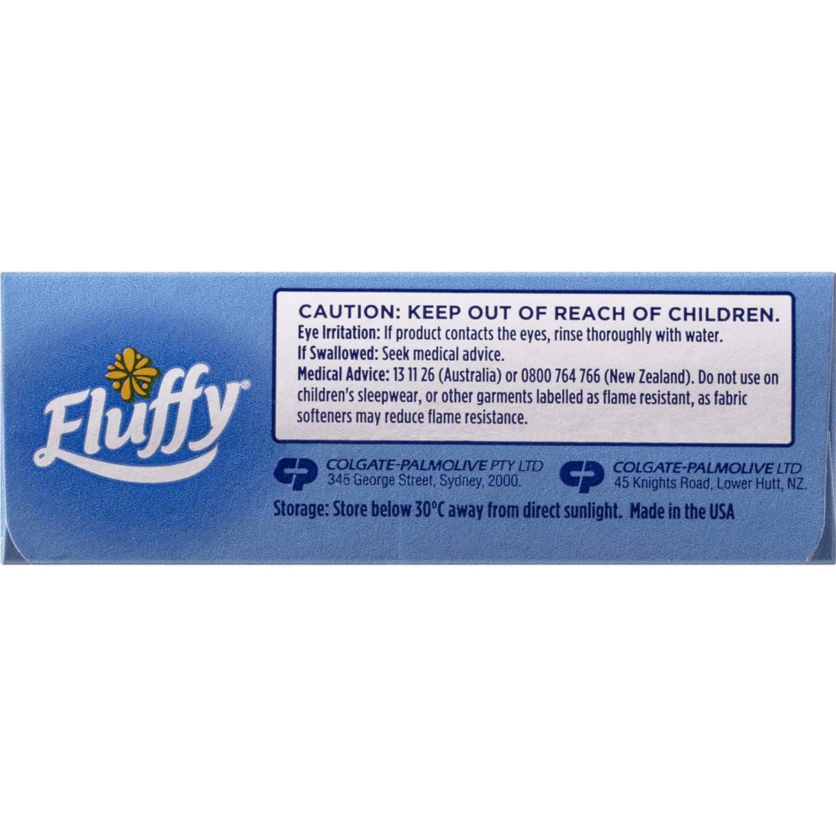 Fluffy Fabric Softener Dryer Sheets F/flowers 40 Pack Woolworths