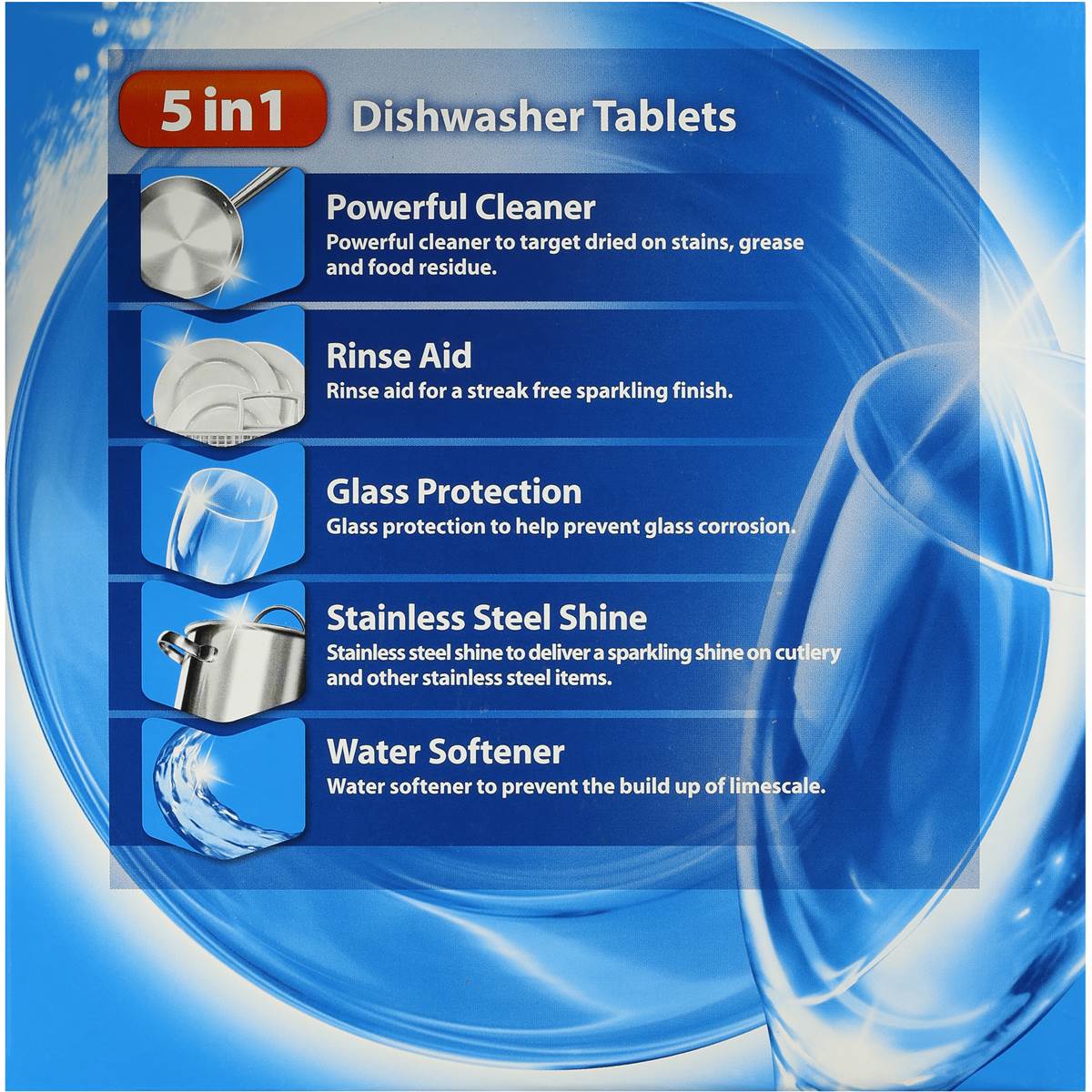 Select Dishwashing Tablets 5 In 1 60 Pack Woolworths
